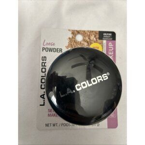 L.A. COLORS MAKEUP LOOSE POWDER MEDIUM TRANSLUCENT SETS MAKEUP IN PLACE